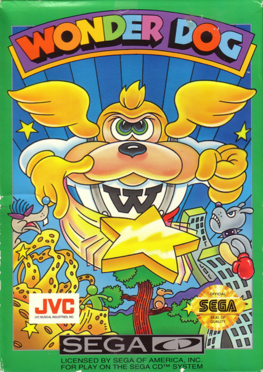 Wonder Dog (USA) Sega CD Game Cover